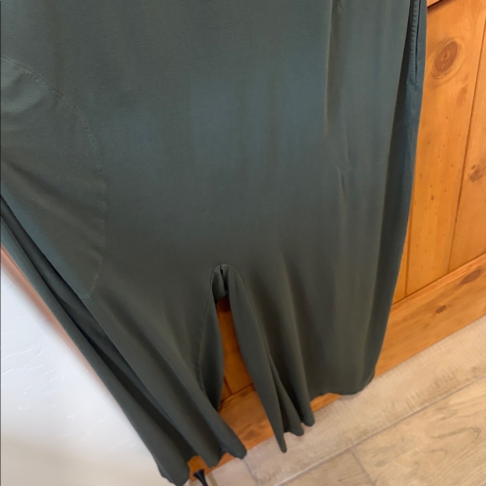 BOODY V neck jumpsuit olive green - Picture 3 of 4